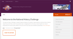 Desktop Screenshot of historychallenge.org.au